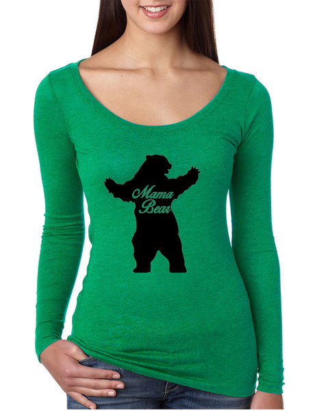 Women's Shirt Mama Bear Family Top For Mom Xmas Cute Top - ALLNTRENDSHOP - 5