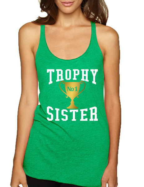 Women's Tank Top Trophy Sister Love Family Cute Sister Top - ALLNTRENDSHOP - 7