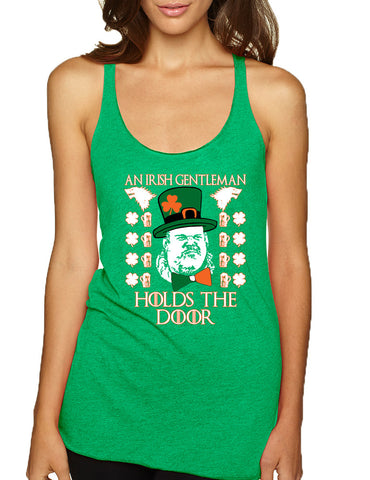 Women's Tank Top Irish Hodor Hold The Door St Patrick's Top
