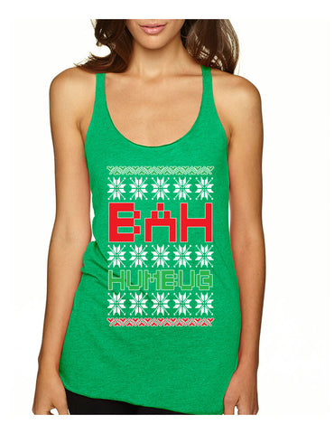 Bah Humbug christmas Women's Triblend Tanktop - ALLNTRENDSHOP