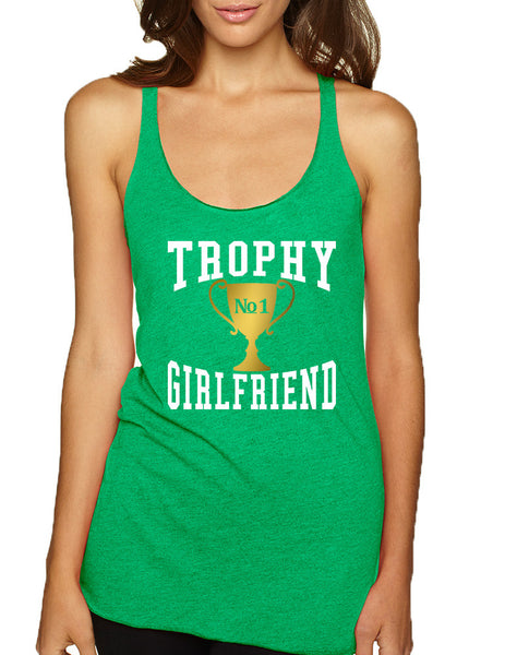 Women's Tank Top Trophy Girlfriend Love Valentine's Gift Top - ALLNTRENDSHOP - 2