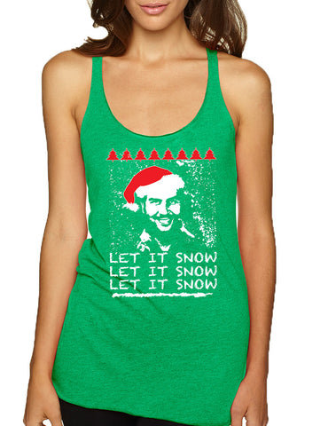 Women's Tank Top Pablo Escobar Snow Christmas Funny Gift - ALLNTRENDSHOP - 1