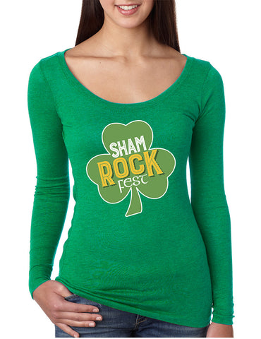 Women's Shirt Shamrock Fest St Patrick's Day Party Shirt