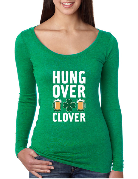Women's Shirt Hungover Clover St Patrick's Day Party Shirt
