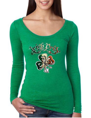 Women's Shirt Irish Pride Shamrock St Patrick's Day Shirt