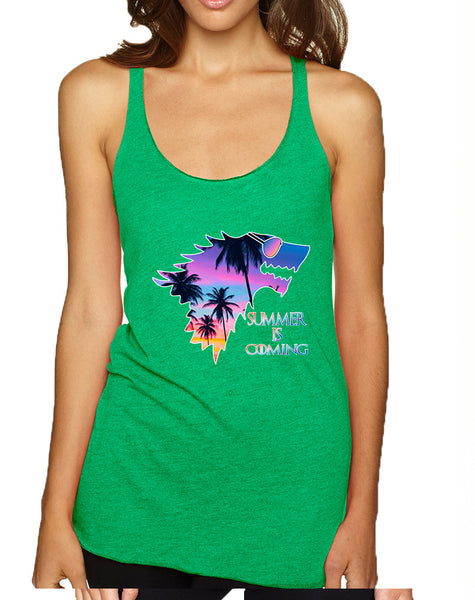 Women's Tank Top Summer Is Coming Love Summer Fun Hot Top