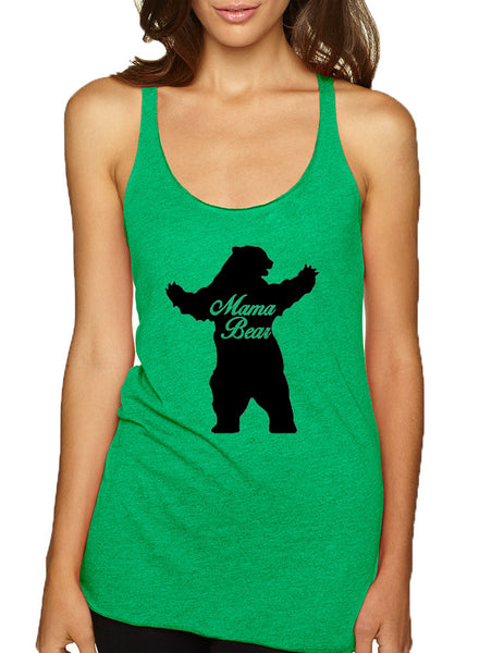 Women's Tank Top Mama Bear Family Top Mother Holiday Gift - ALLNTRENDSHOP - 2
