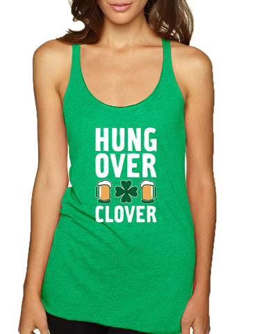 Women's Tank Top Hungover Clover St Patrick's Day Party