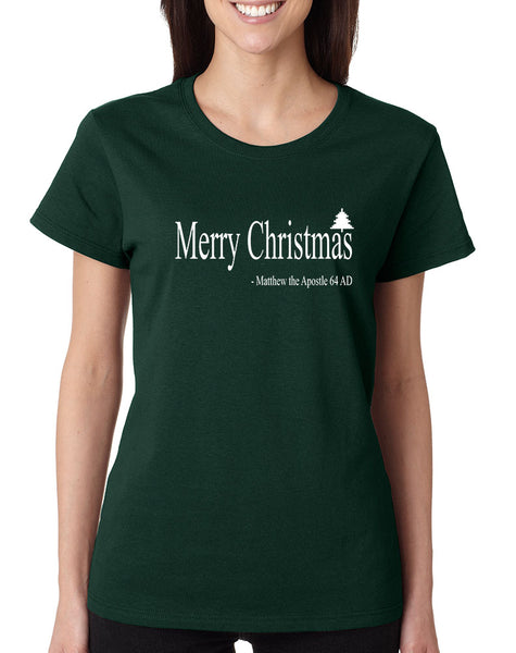 Women's T Shirt Matthew The Apostle Merry Christmas Shirt