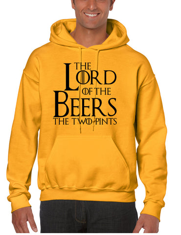 Men's Hoodie The Lord Of The Beers Two Pints Popular Fun