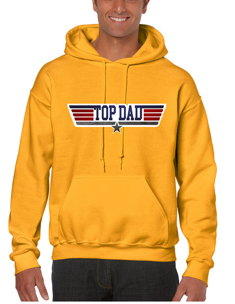 Men's Hoodie Top Dad Guns Father's Day Shirt Love Dad Gift