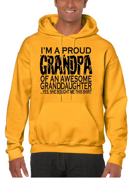 Men's Hoodie I'm A Proud Grandpa Granddaughter Funny Love Gift