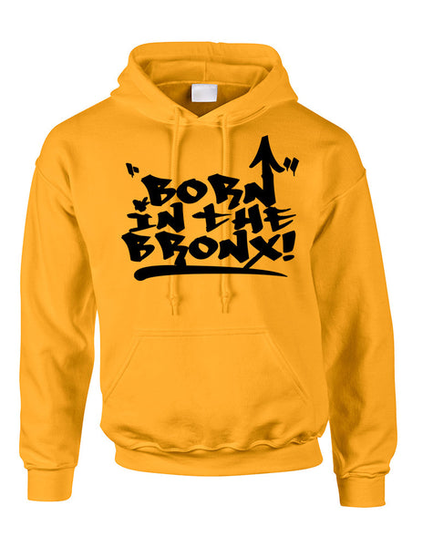 Adult Hoodie Born In The Bronx Cool Neighborhood Top