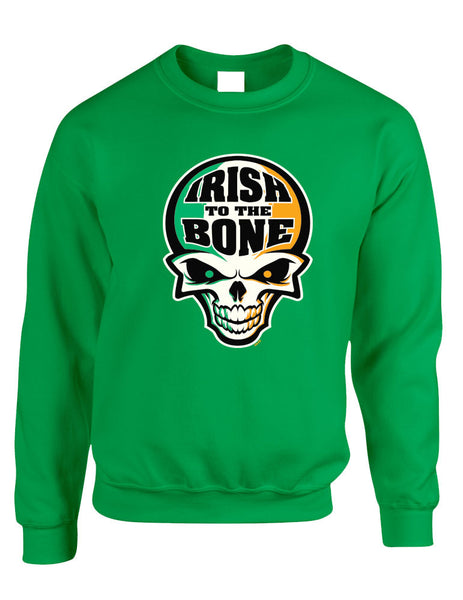 Irish To The Bone Skull women sweatshirt St Patrik - ALLNTRENDSHOP - 3