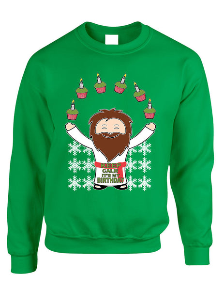 happy birthday Jesus women sweatshirt - ALLNTRENDSHOP