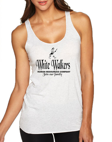 Women's Tank Top White Walkers Human Resources Company
