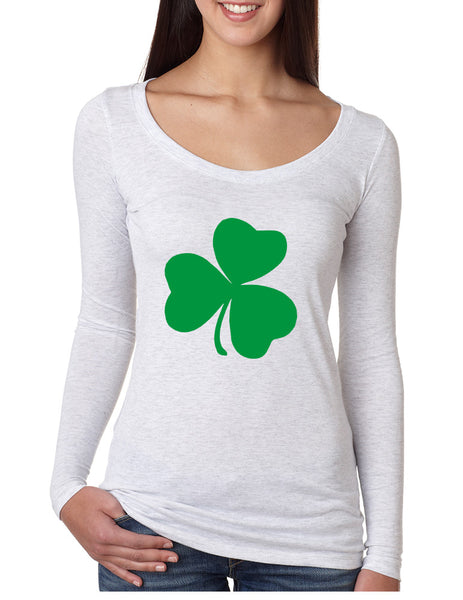 Women's Shirt Green Shamrock Graphic St Patrick's Day Shirt - ALLNTRENDSHOP - 2