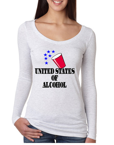 Women's Shirt United States Of Alcohol 4th Of July Shirt