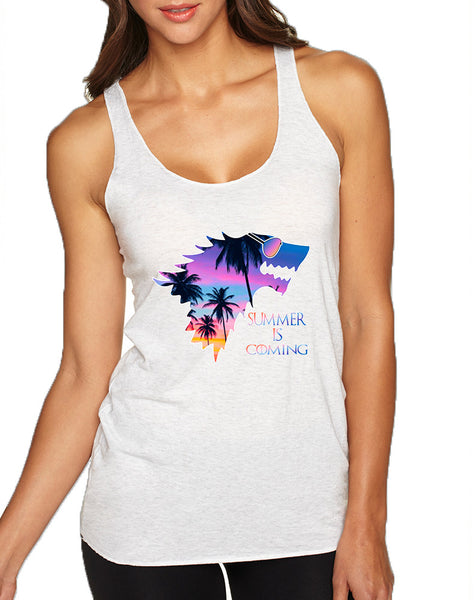 Women's Tank Top Summer Is Coming Love Summer Fun Hot Top