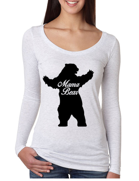 Women's Shirt Mama Bear Family Top For Mom Xmas Cute Top - ALLNTRENDSHOP - 4