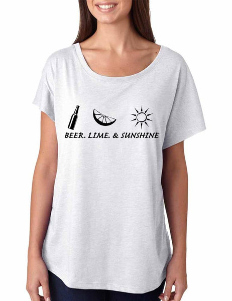 Beer lime and sunshine women tri-blend dolman shirt - ALLNTRENDSHOP