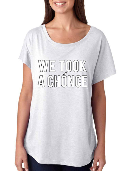 Niall Horan We took a chonce Women's Tri-Blend Dolman - ALLNTRENDSHOP - 3