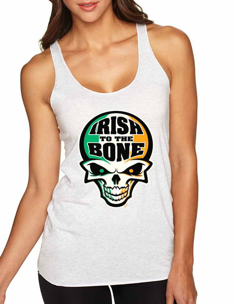 Irish To The Bone Skull women tanktop St Patrik - ALLNTRENDSHOP - 2
