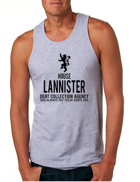 Men's Tank Top House Lannister Debt Collection Agency Cool