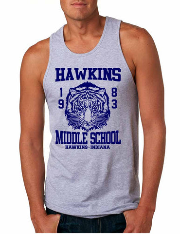 Men's Tank Top Hawkins Middle School 1983 - ALLNTRENDSHOP - 1