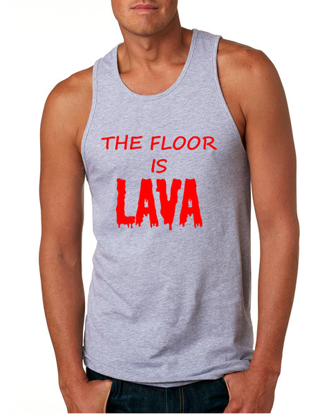 Men's Tank Top The Floor Is Lava Game Red Hot Popular Funny Top