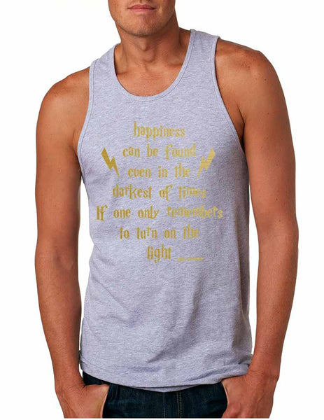Men's Tank Top Happiness Can Be Found Even In The Darkest