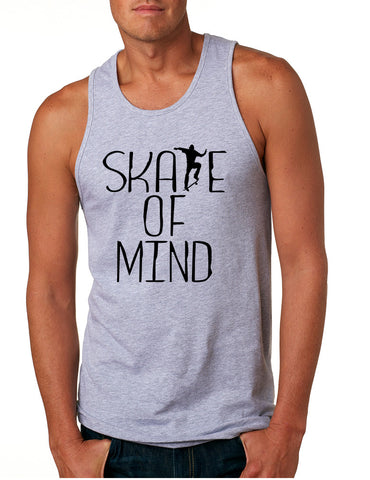 Men's Tank Top Skate Of Mind Skating Skateboard Lovers