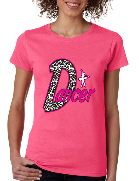 Dancer White Leopard women's T-Shirts - ALLNTRENDSHOP