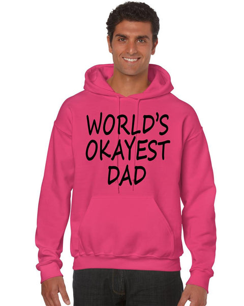 World's OKayest dad fathers day men Hoodie - ALLNTRENDSHOP - 4