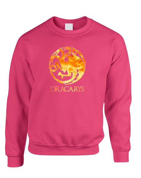 Adult Sweatshirt Dracarys Popular Trendy Top