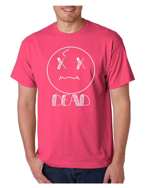 Men's T Shirt Dead Face Cool Funny Humor Shirt