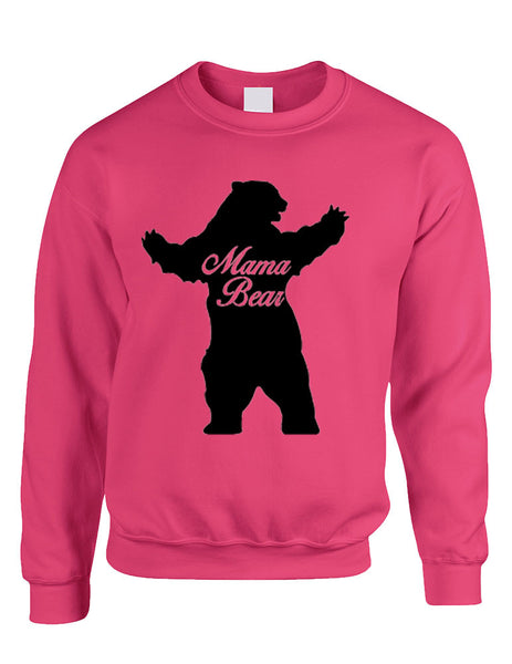 Adult Crewneck Mama Bear Family Top For Mom Xmas Cute Gift - ALLNTRENDSHOP - 6