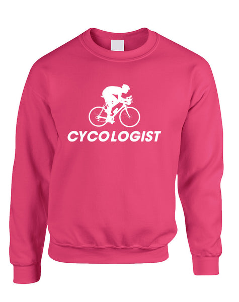 Adult Sweatshirt Cycologist Love Sport Cool Cycling Top