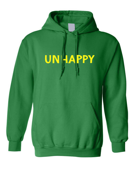Adult Hoodie Unhappy Trendy Top Cool Sarcastic Funny Gift