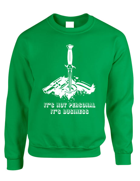 Adult Crewneck It's Not Personal It's Business Funny Top - ALLNTRENDSHOP - 3
