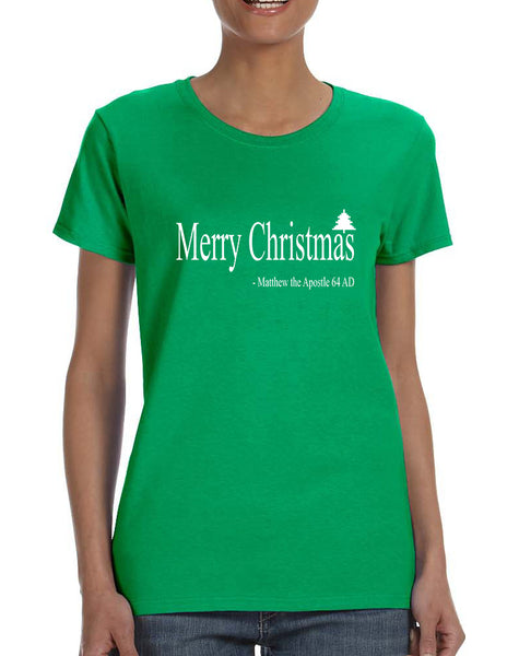 Women's T Shirt Matthew The Apostle Merry Christmas Shirt