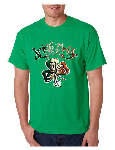 Men's T Shirt Irish Pride Shamrock St Patrick's Day Shirt