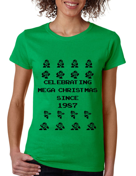 Women's T Shirt Celebrating Mega Christmas Ugly Sweater Gift - ALLNTRENDSHOP - 2