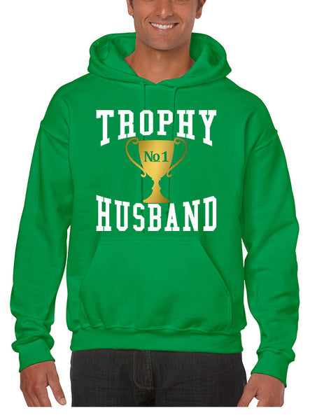 Men's Hoodie Trophy Husband Cool Xmas Gift Love Family Top - ALLNTRENDSHOP - 2