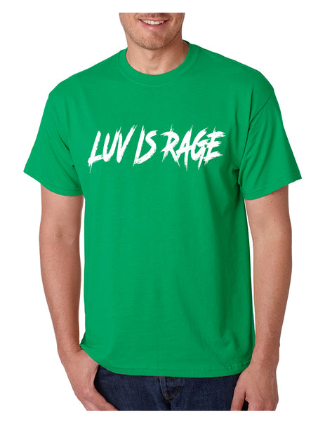 Men's T Shirt Luv Is Rage Popular T Shirt Cool Shirt