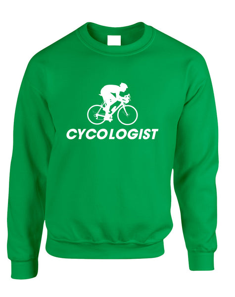 Adult Sweatshirt Cycologist Love Sport Cool Cycling Top
