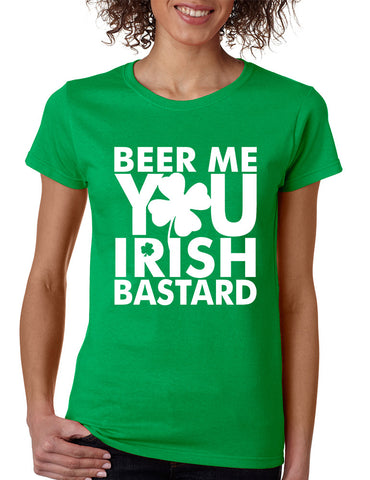 Women's T Shirt Beer Me You Irish St Patrick's Day T Shirt