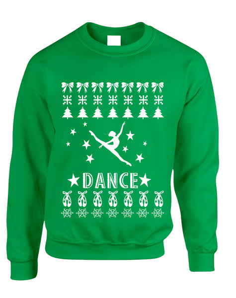 Adult Sweatshirt Dance Ugly Xmas Love Dancing Shirt Cute Gift