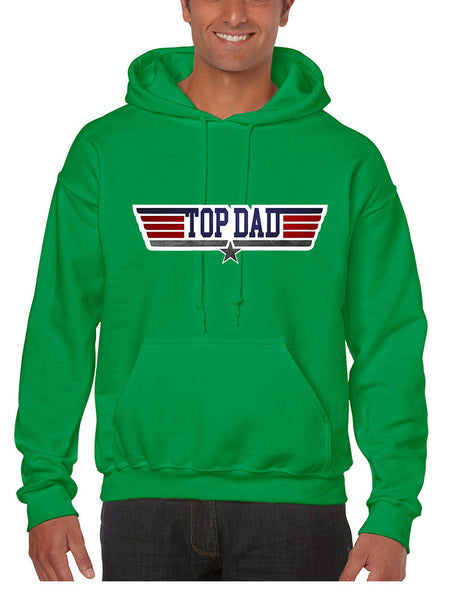 Men's Hoodie Top Dad Guns Father's Day Shirt Love Dad Gift