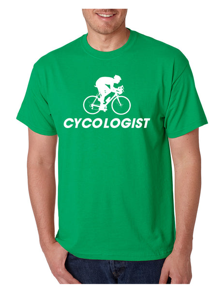 Men's T Shirt Cycologist Cool Cycling Love Sport Tee Shirt